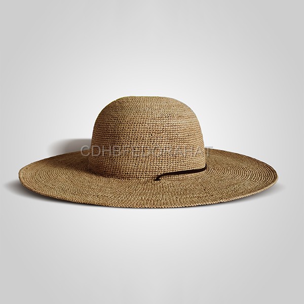 2024 New Fashion Outdoor Oversized Wide Brim Summer Sun Hat Sunscreen Beach Straw Hats