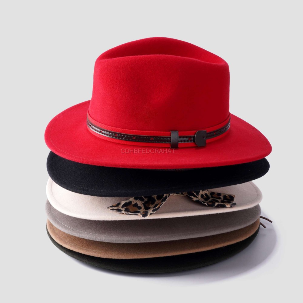 Small Batch Customization Australian wool Unisex Fedora Hat