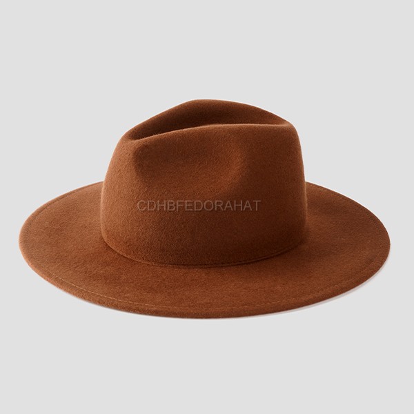 Imported  Wool Outdoor Unisex Spring Summer Breathable Fedora Hat  