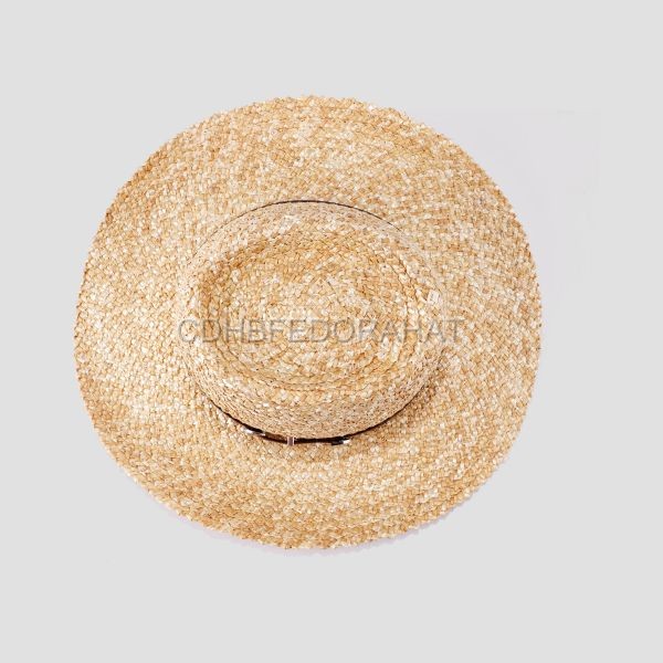 Women Wide Brim Straw Panama Summer Beach Sun Boater Hat