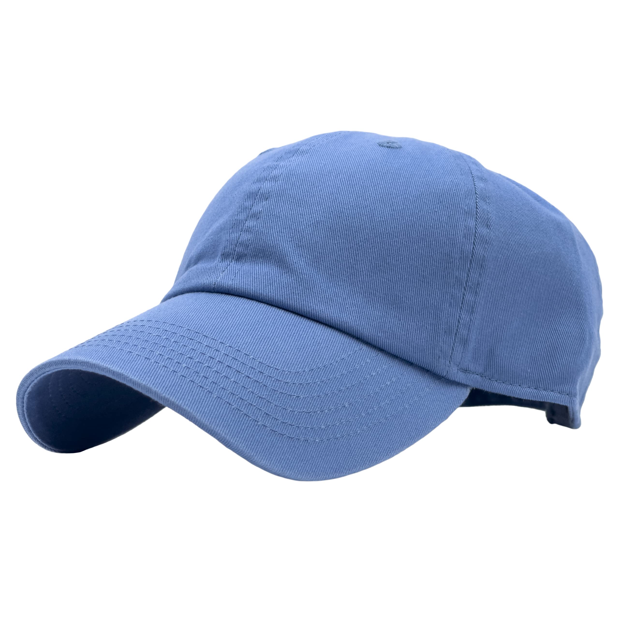 High Quality Solid Color Unstructured Pure Cotton Dad Hat