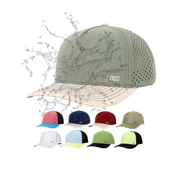 Summer Quick Drying Laser Drilling 5 Panel Breathable Baseball Cap