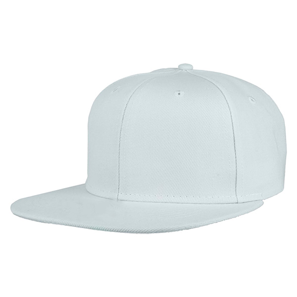 Custom Adjustable White Blank 6 Panel Minimalist Comfortable Sports Snapback Hat