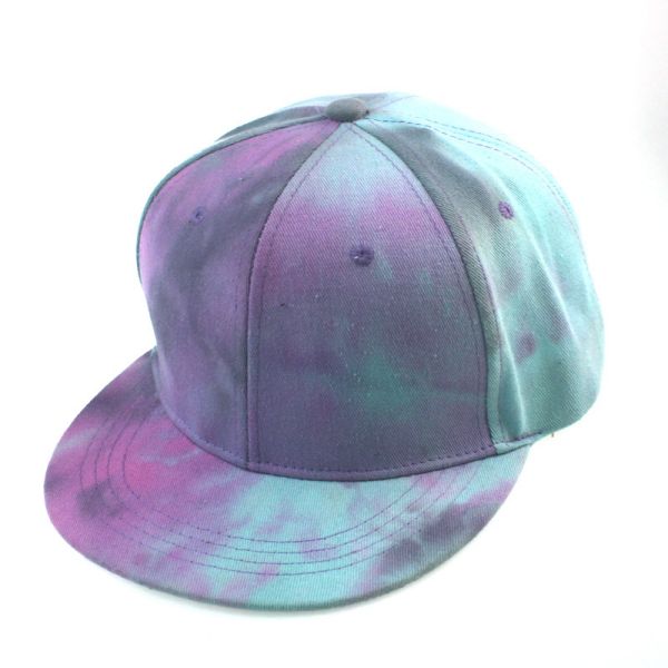 Sports Cap Gorras 6 Panel Personality Tie Dyeing Adjustable Unisex Snapback Cap